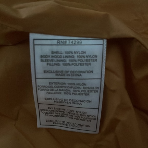 Madden Girl Women's Hooded Puffer Jacket in Khaki, Medium - Picture 13 of 15